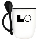 Кружка с ложкой