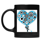 Кружка цветная UV-DTF