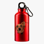 Металлическая бутылка 400 мл UV-DTF