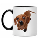 Кружка двухцветная