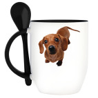 Кружка с ложкой