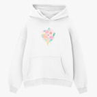 Толстовка худи оверсайз