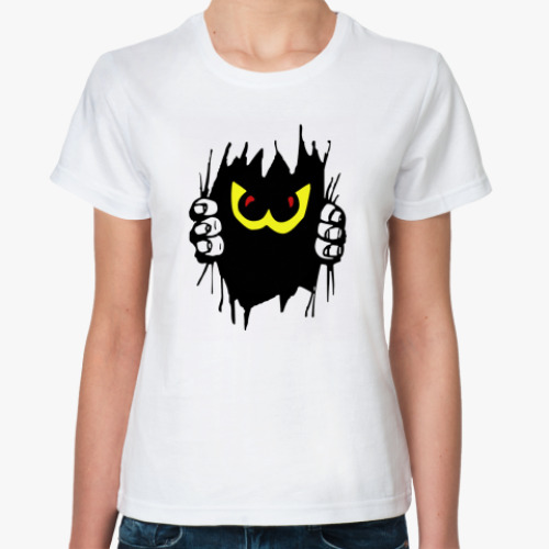 Классическая футболка с принтом Душа