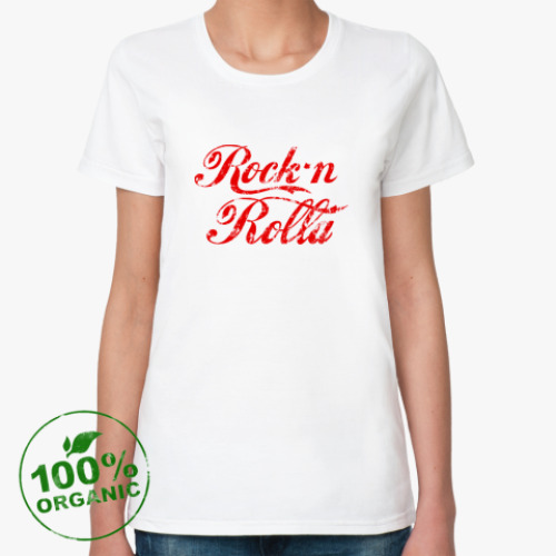 Женская футболка из органик-хлопка RocknRolla
