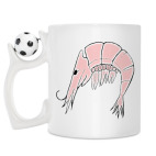 Кружка с футбольным мячиком