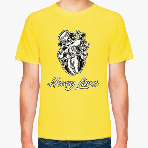 Футболка с принтом Heavy Lime