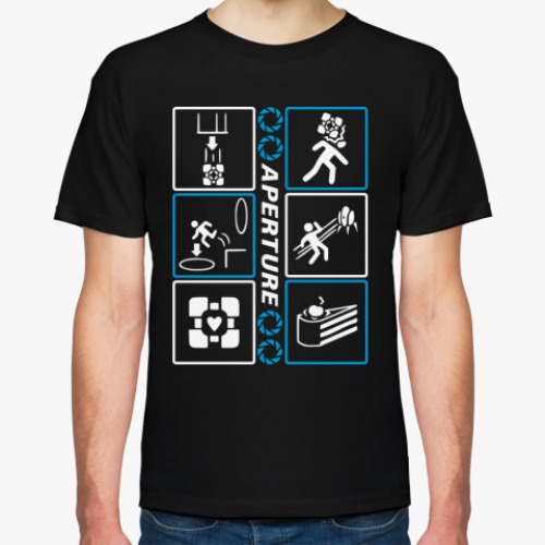 Футболка с принтом  'Aperture'