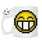 Кружка с футбольным мячиком