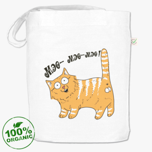 Сумка шоппер котик