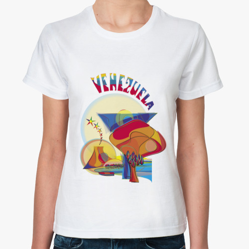 Классическая футболка Яркие краски Венесуэлы