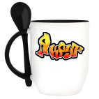 Кружка с ложкой