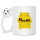 Кружка с футбольным мячиком