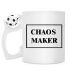 Кружка с футбольным мячиком