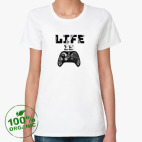 Женская футболка органик