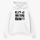 Толстовка худи оверсайз