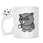 Кружка с футбольным мячиком