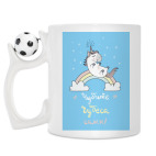 Кружка с футбольным мячиком