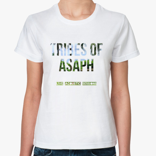 Классическая футболка Альбом Tribes of Asaph с пальмами и океаном