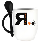 Кружка с ложкой