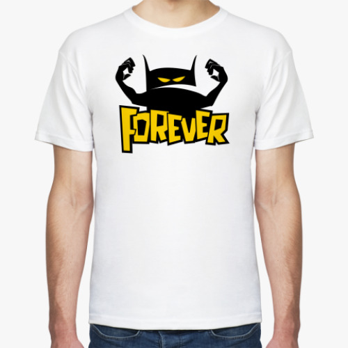 Футболка с принтом  forever