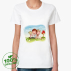 Женская футболка органик