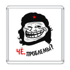 Магнит 6.5 x 6.5 см Чё, проблемы???