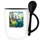 Кружка с ложкой