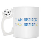 Кружка с футбольным мячиком