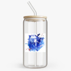 Банка с бамбуковой крышкой