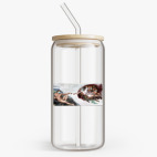 Банка с бамбуковой крышкой