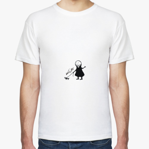 Футболка с принтом Прогулка с жуком