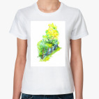 Деревья и забор