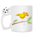 Кружка с футбольным мячиком