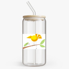 Банка с бамбуковой крышкой