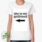 Женская футболка органик