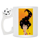 Кружка с футбольным мячиком