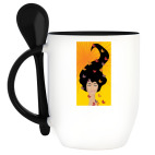 Кружка с ложкой