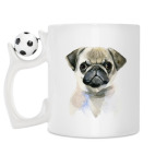 Кружка с футбольным мячиком