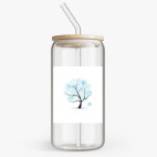 Банка с бамбуковой крышкой