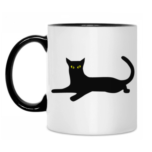 Кружка с принтом Кися