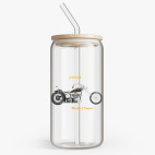 Банка с бамбуковой крышкой