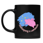 Кружка цветная UV-DTF