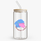 Банка с бамбуковой крышкой