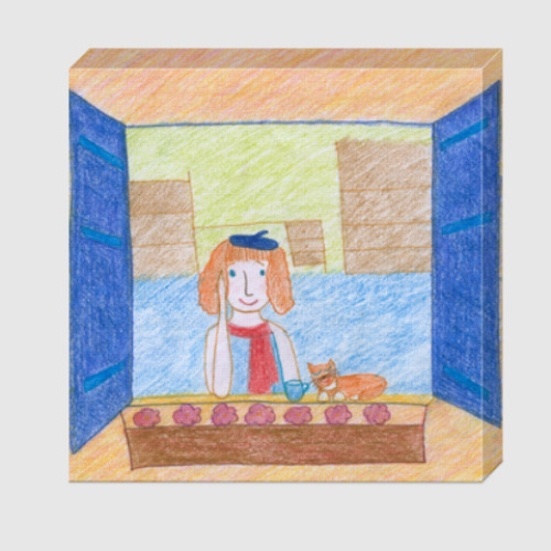 Холст с принтом Anna