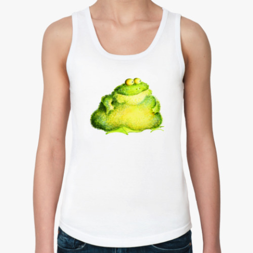 Женская майка с принтом жаба