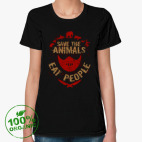 Женская футболка органик