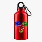 Металлическая бутылка 400 мл UV-DTF