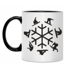 Кружка двухцветная