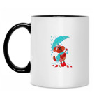 Кружка двухцветная