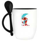 Кружка с ложкой